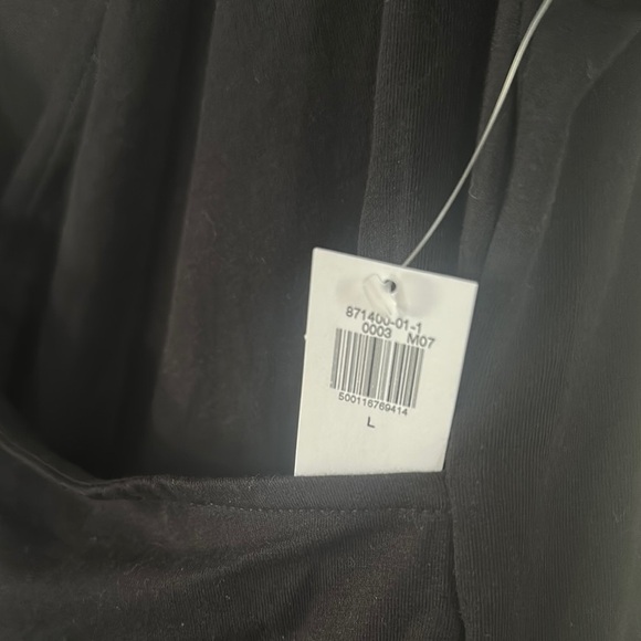 Old Navy Tan Ruched Asymmetrical Midi - Picture 10 of 11